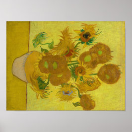 Vincent Van Gogh Sunflower Poster Impressão