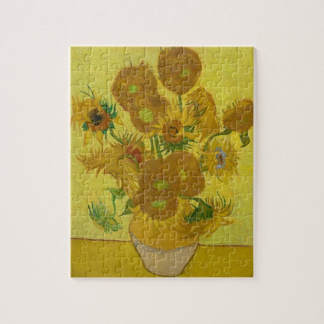 Vincent Van Gogh Sunflower Quebra-cabeça (Vertical)