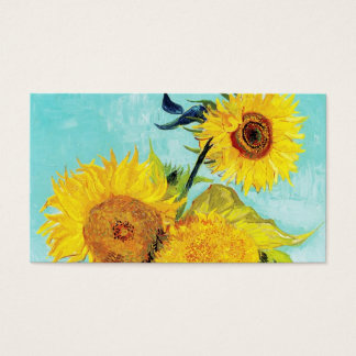 Vincent van Gogh Sunflower Vase First Turquoise