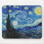 VINCENT VAN GOGH "THE STARRY NIGHT" MOUSE PAD<br><div class="desc">VINCENT VAN GOGH "THE STARRY NIGHT" MOUSE PAD</div>