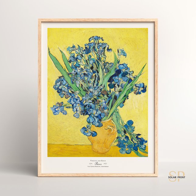 Vincent van Gogh Vase com Irises Art Impressão Vin (Criador carregado)