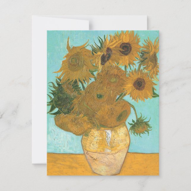 Vincent van Gogh - Vaso com Doze Girassóis (Frente)