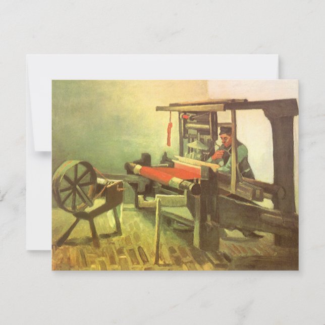 Vincent van Gogh Weaver Enfrentando a Roda Esquerd (Frente)