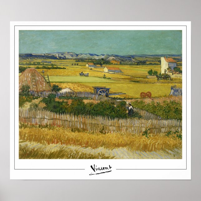 Vincent Van Gogh Zedign Art Poster nº 12-2 (Frente)