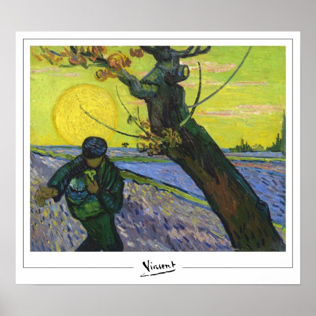 Vincent Van Gogh Zedign Art Poster nº 18-3 (Frente)