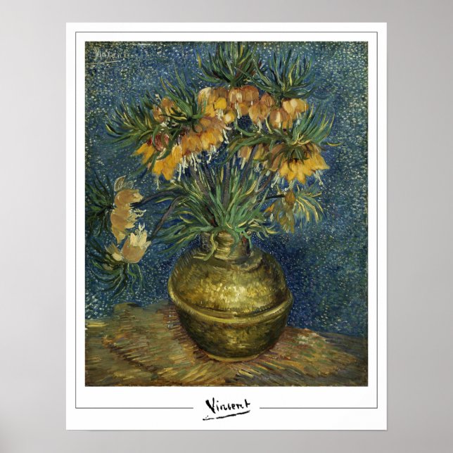 Vincent Van Gogh Zedign Art Poster nº 2-3 (Frente)