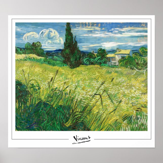Vincent Van Gogh Zedign Art Poster nº 37 (Frente)