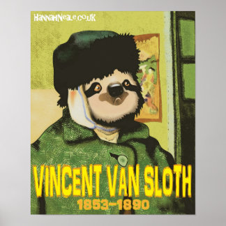 Vincent Van Sloth Impressão