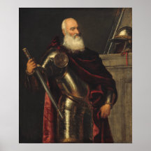 Vincenzo Cappello - Tiziano Poster de Arte Fina