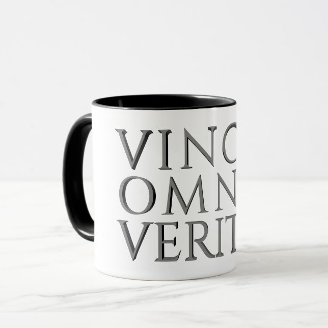 VINCIT OMNIA VERITAS - Caneca Leve (Frente Esquerda)