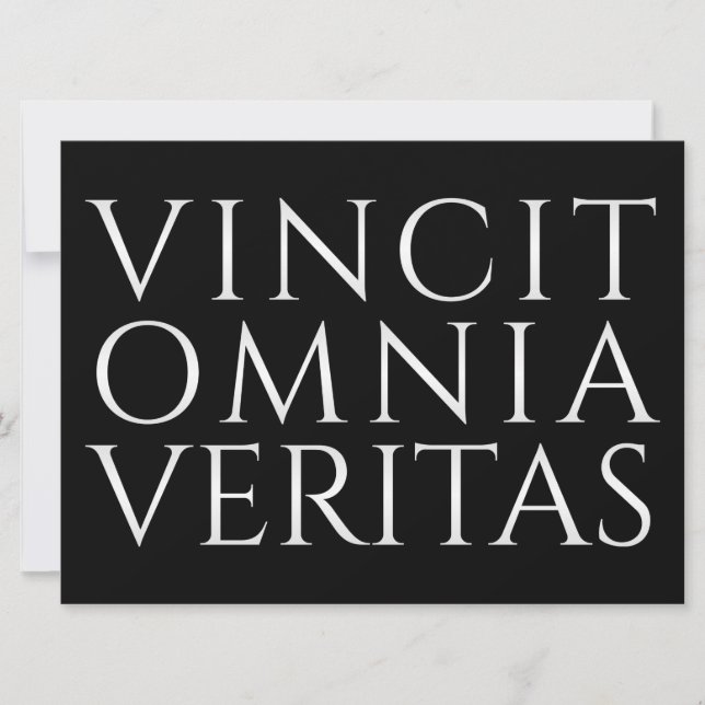 VINCIT OMNIA VERITAS - Luz (Frente)