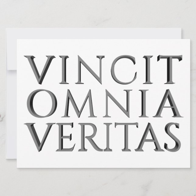 VINCIT OMNIA VERITAS - Luz (Frente)