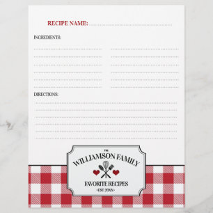 Vinculador de Receita da Família Rustic Country Ki