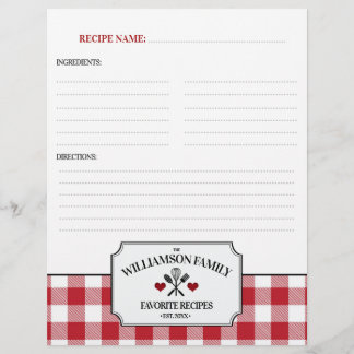 Vinculador de Receita da Família Rustic Country Ki