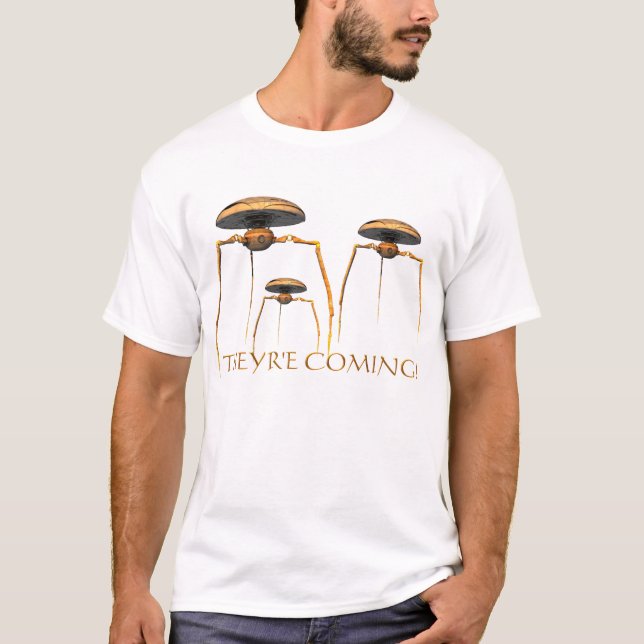 VINDA DE THEYRE! Sci Fi, alienígena, t-shirt (Frente)