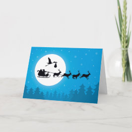 Vindo à Cidade Gravidez Cartões de Natal