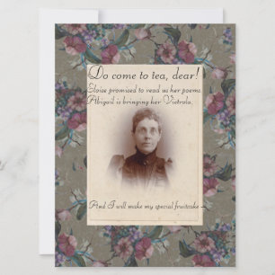 Vindo ao chá, caro - convite de festas