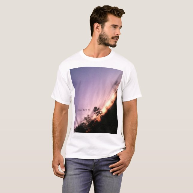 "vindo encontre-me" t-shirt (Frente Completa)