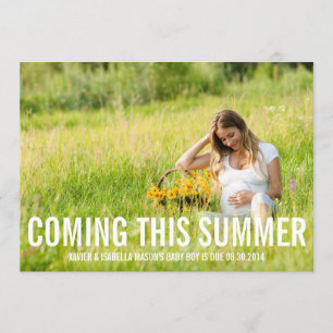 Vindo este (estação) anúncio da gravidez de