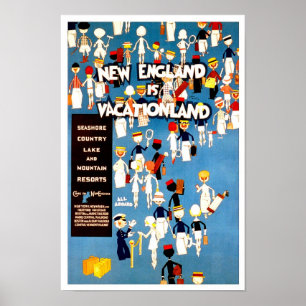 "Vindo poster de viagens retro do vintage de