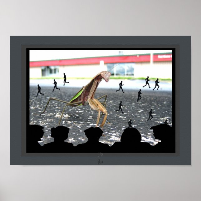 Vingança da Poster de Rezar Filme Mantis-Monster (Frente)