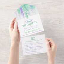 Vinha azul-clara RSVP