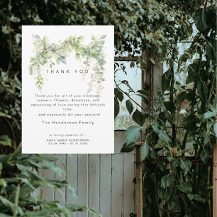 Vinhas da Vida Agradecimento Funeral de Luto