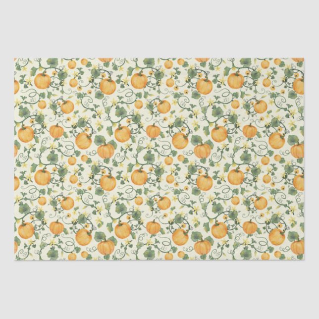 Vinhas De Abóbora (Cornsilk) - Papel Tecido (Frente )