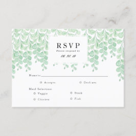Vinhas De Jardim | Placa RSVP de Cores Aquáticas