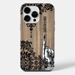 Vinhas de madeira Damask Personalizadas
