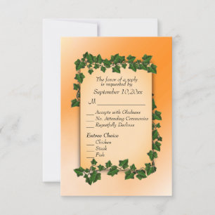 Vinhas em Orange Fall RSVP w Entree