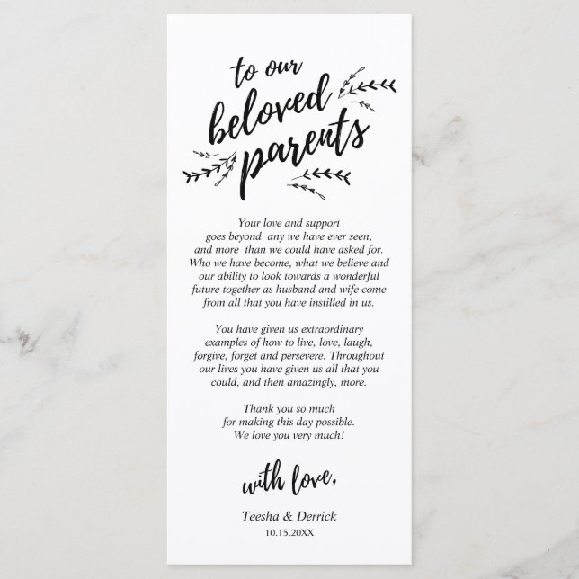 Vinhas Rústicas, Cartões de agradecimentos De Regu (Frente)