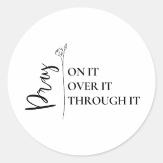 Vinheta cristã | citação do adesivo de Fé da bíbli