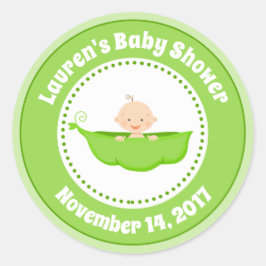 Vinheta de etiqueta de favor do Chá de fraldas de