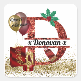 Vinheta Natal Personalizada, Etiqueta de Oferta, M