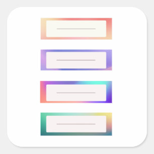 Vinheta Nome de etiqueta