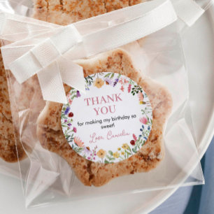 Vinheta Selvagem Etiqueta Rotulagem de Aniversário