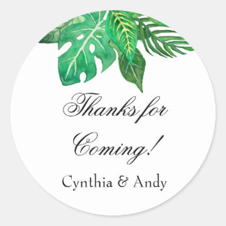 Vinhetas Tropicais de Favor da Selva | Autocolante