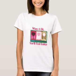 Vinho cabido do t-shirt um bocado, você sentirá