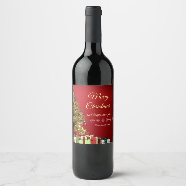 Vinho clássico e tradicional e rótulos de vinho es (Frente)