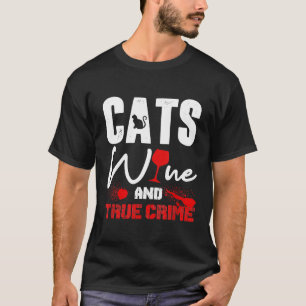Vinho De Crime Verdadeiro Camisa Gato Sobre Crime