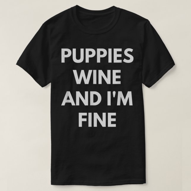 Vinho e eu sou uma camiseta fina - Alcoólico diver (Frente do Design)