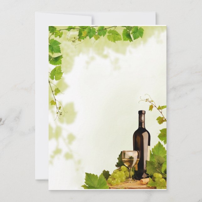 Vinho e uvas (Frente)