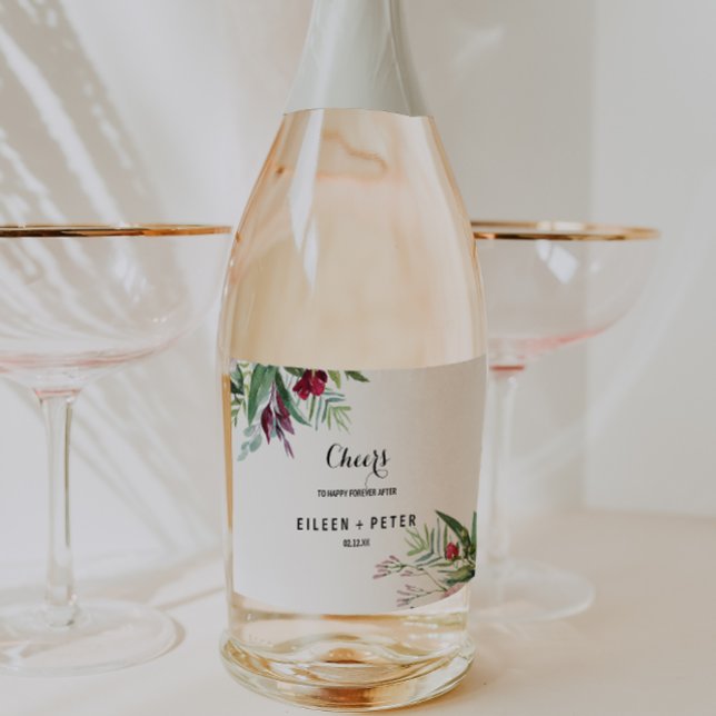 Vinho espumante Tropical Floral (Criador carregado)