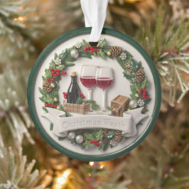Vinho Festivo e Ornamento Alto-Alivio