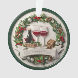 Vinho Festivo e Ornamento Alto-Alivio