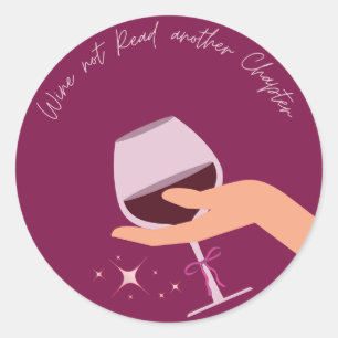 Vinho Não Lido Outro Adesivo De Capítulo