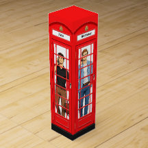 Caixa de Telefone Vermelha de Londres Personalizad