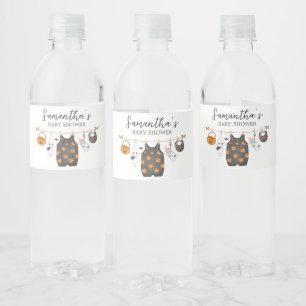 Vinho Pequeno Rótulo da Garrafa de Bebê do Boo Pumpkin d