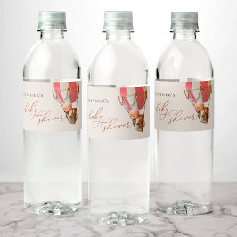 Vinho Podemos Esperar! Rótulo da garrafa de água do chá 